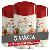 Old Spice Men's Antiperspirant & Deodorant Volcano with Charcoal, 48 Hr Odor Protection, 2.6oz (Pack of 3)