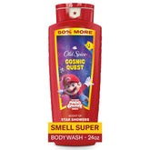 Old Spice Body & Face Wash for Men, x The Super Mario Galaxy Movie, 3X Defense, 24/7 Shower Fresh with Long Lasting Scent, Smell Super with Cosmic Quest, Star Showers Scent, 24 oz