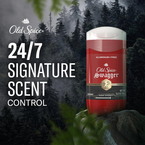 Old Spice Aluminum Free Deodorant for Men, 24/7 Odor Protection, 24/7 Freshness & Lasting Scent, Goes on Clean, 3.0 oz (Pack of 2)