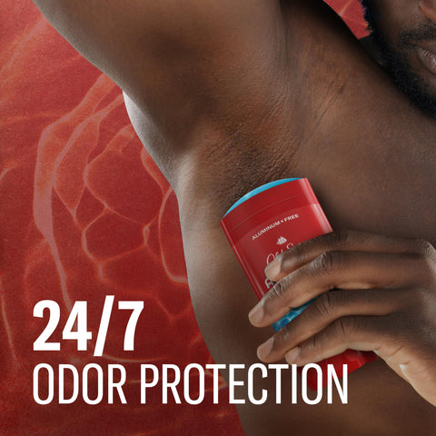 Old Spice Aluminum Free Deodorant for Men, 24/7 Odor Protection, 24/7 Freshness & Lasting Scent, Goes on Clean, 3.0 oz (Pack of 2)