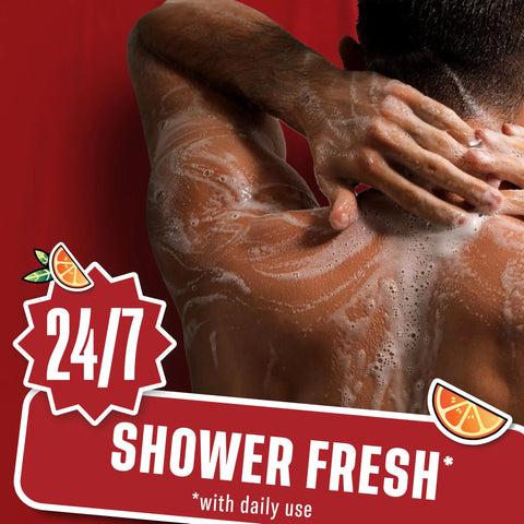 Old Spice Body Wash for Men, Summerdudes, 24/7 Shower Fresh with Daily Use, Long Lasting Scent, Cleanse & Refresh Skin, VIP Festival Experience, Brochella with Citrus Fizz Scent, 24 oz