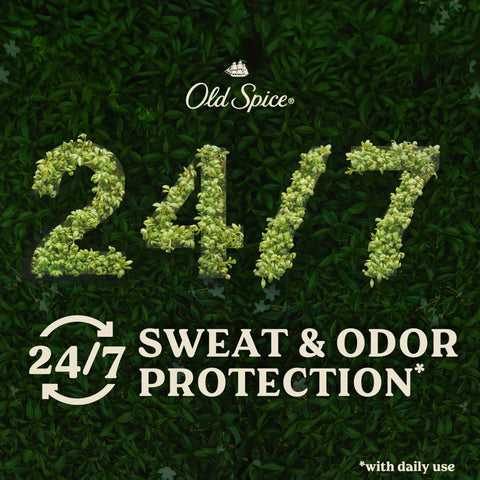 Old Spice Men's Antiperspirant & Deodorant Alpine with Hemp Oil, 2.6oz (Pack of 3)